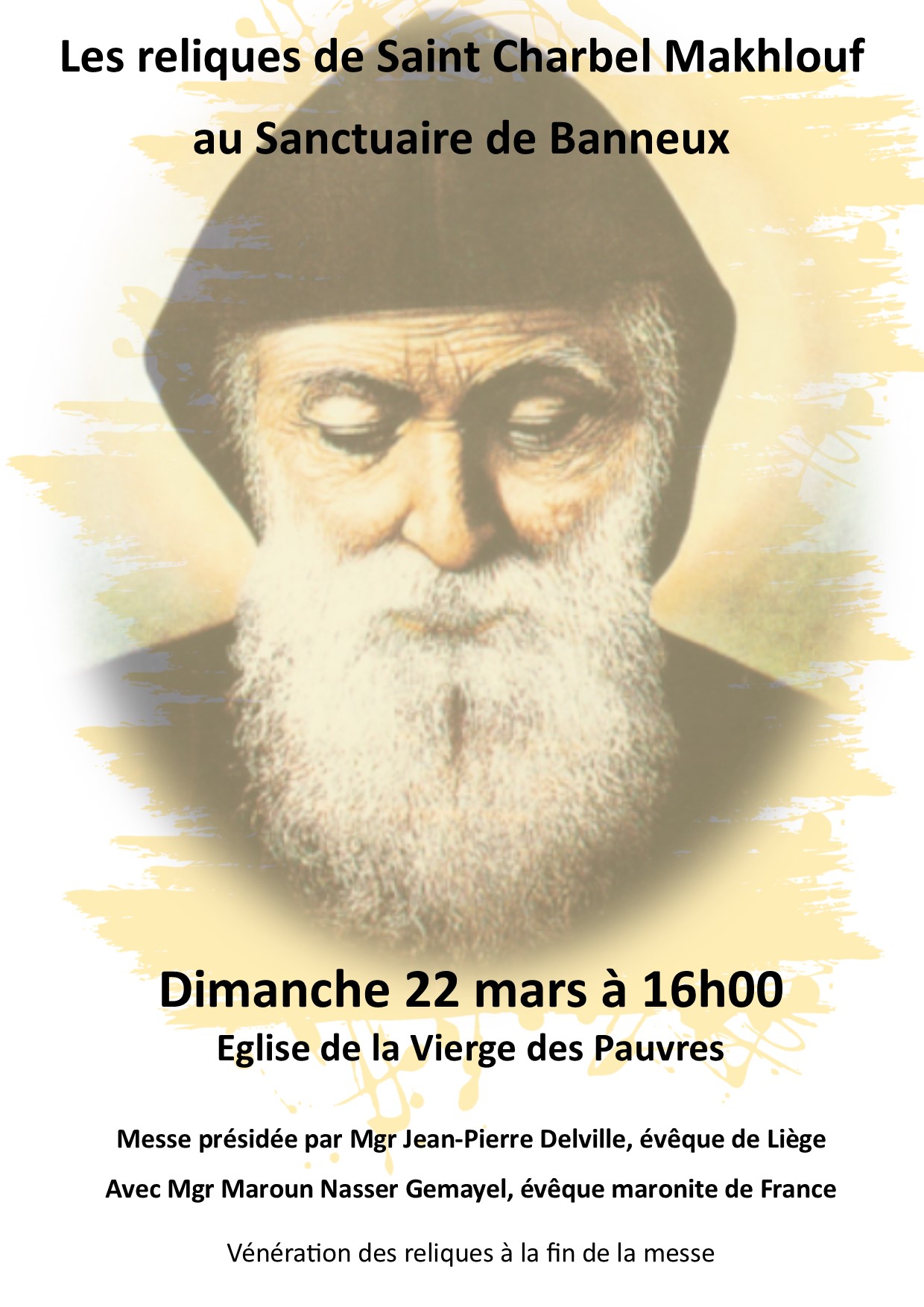 Reliques de Saint Charbel Makhlouf - Banneux Notre-Dame