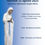 Assunzione della Beata Vergine Maria – 2023